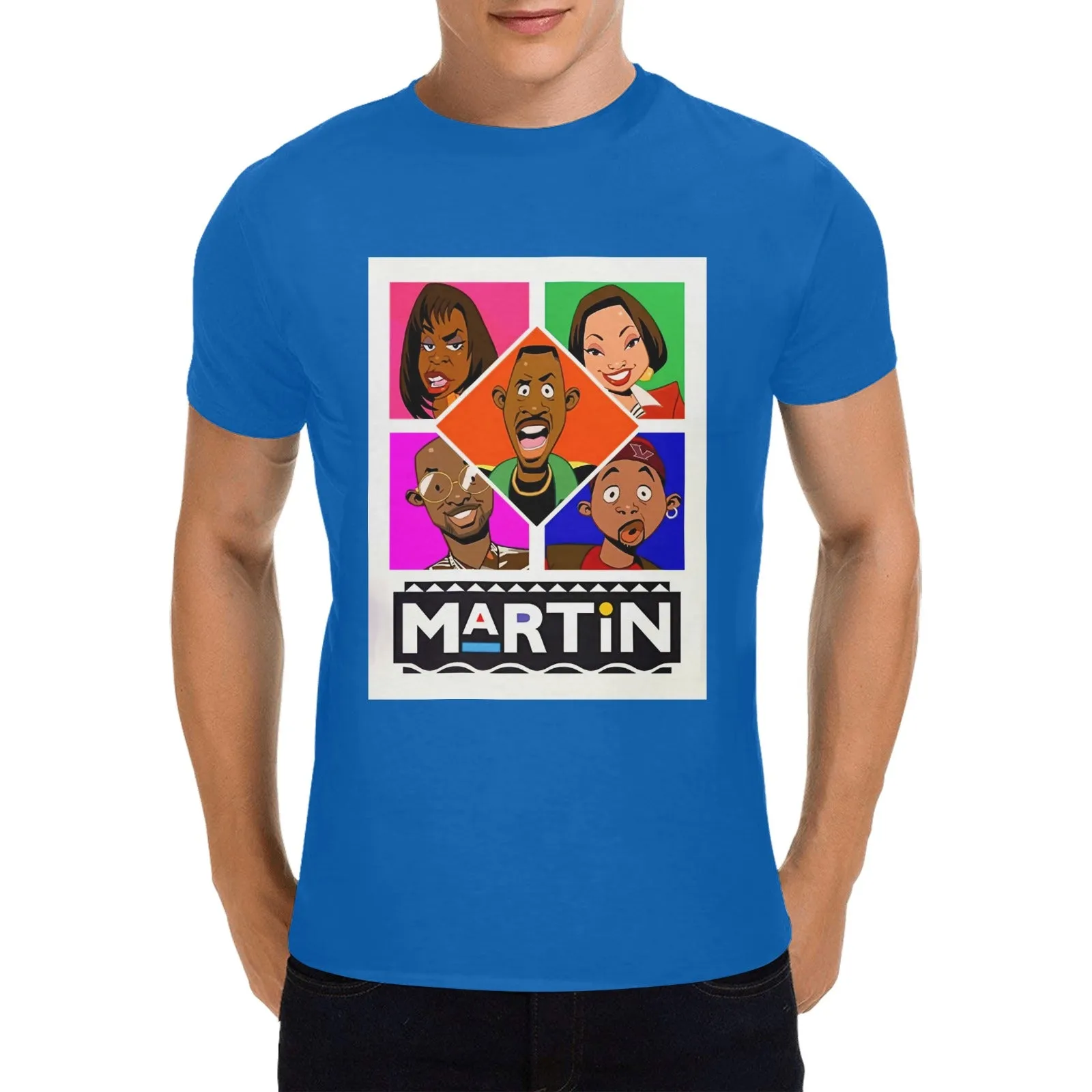 Martin The Animated Series Men's T-shirt 100% Cotton