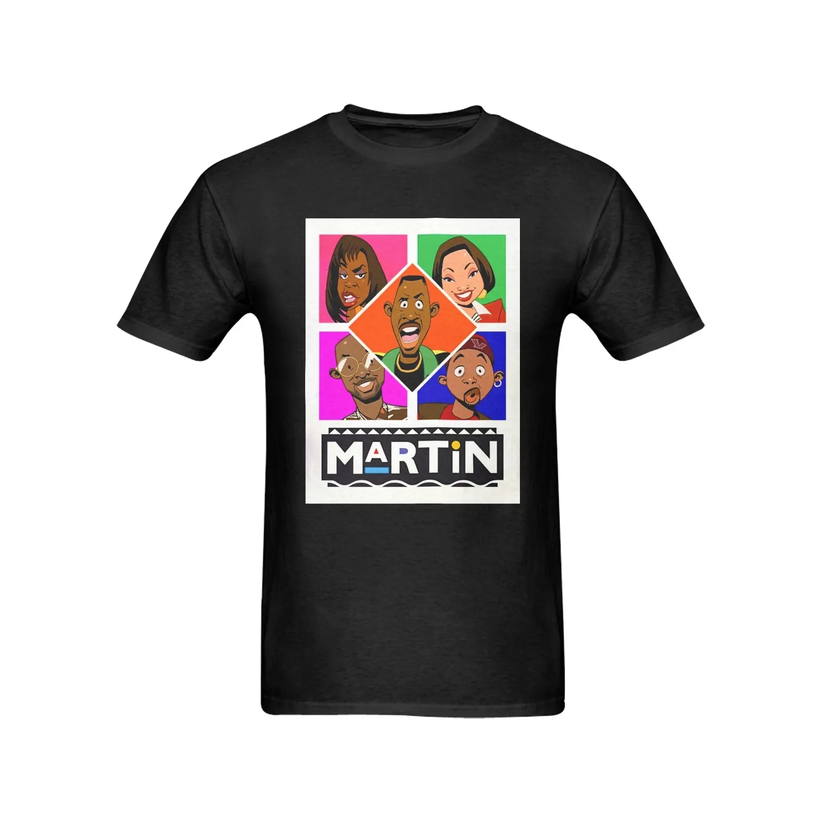 Martin The Animated Series Men's T-shirt 100% Cotton