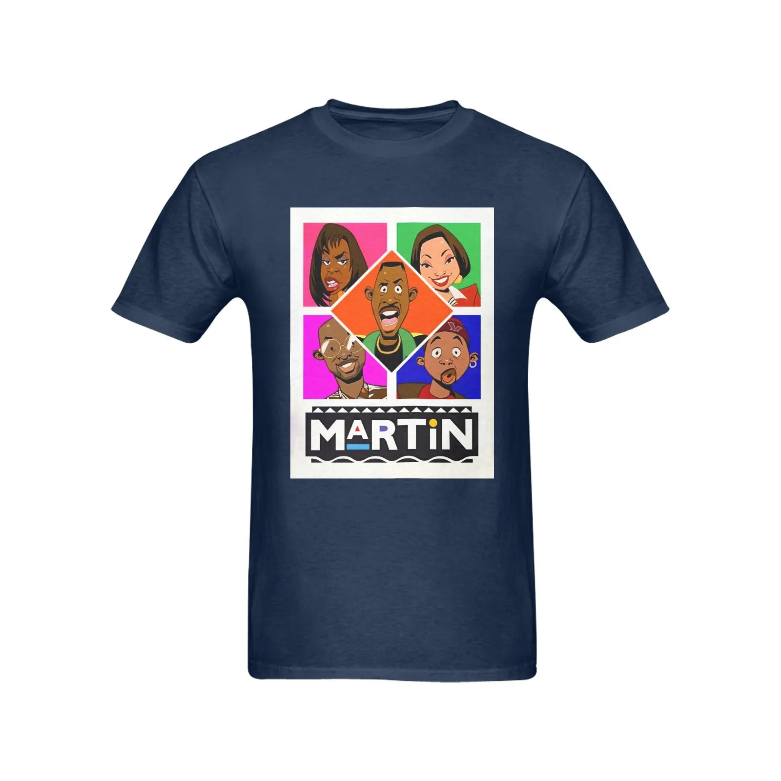Martin The Animated Series Men's T-shirt 100% Cotton