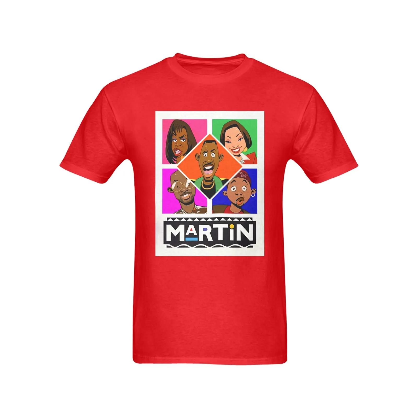 Martin The Animated Series Men's T-shirt 100% Cotton