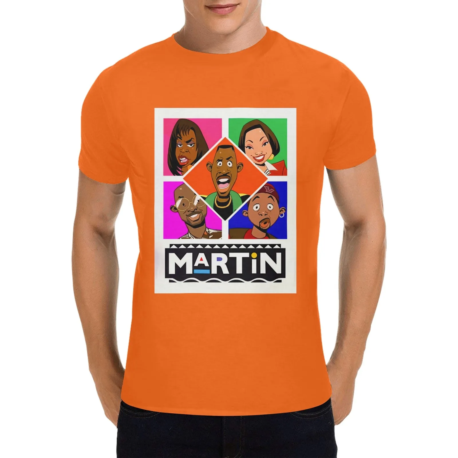 Martin The Animated Series Men's T-shirt 100% Cotton