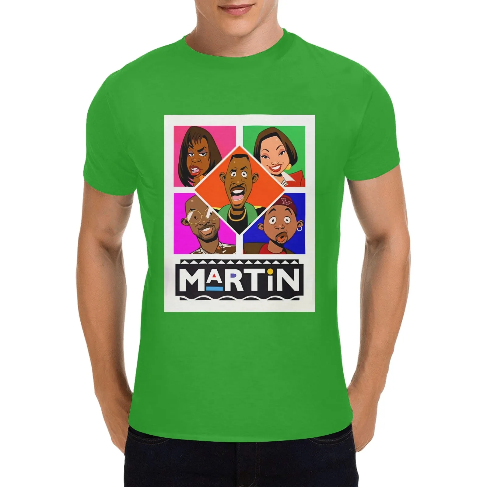 Martin The Animated Series Men's T-shirt 100% Cotton