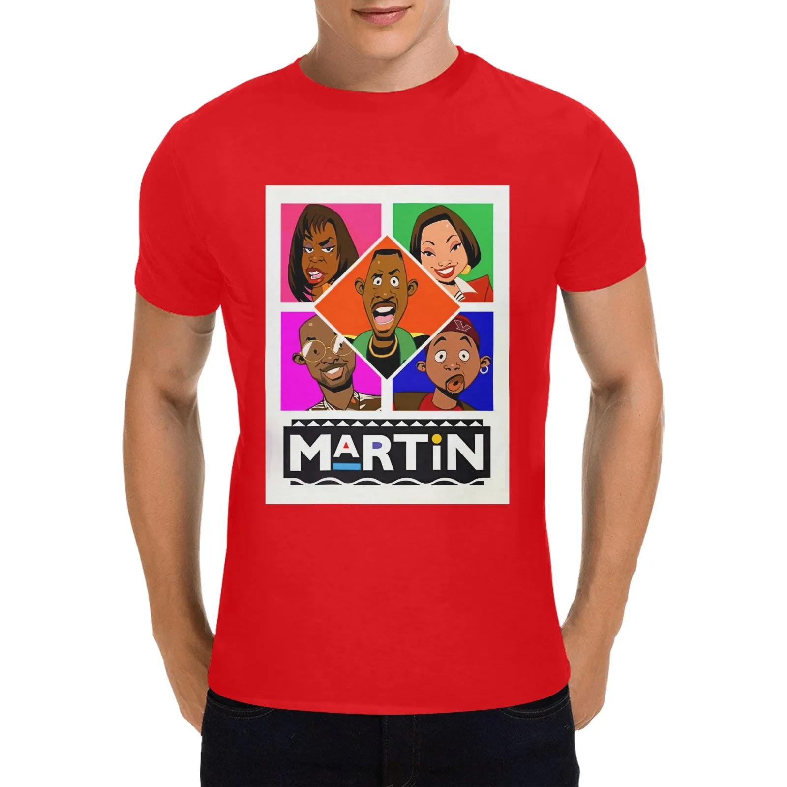 Martin The Animated Series Men's T-shirt 100% Cotton