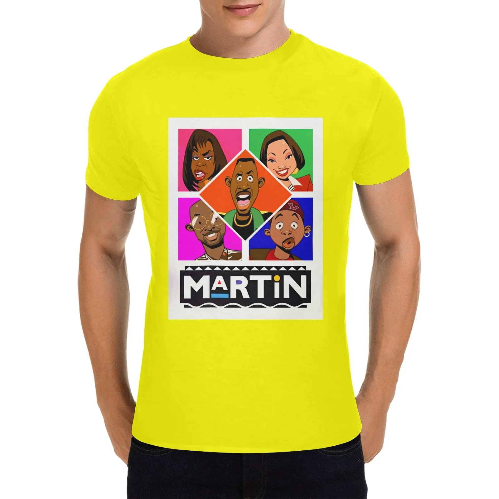 Martin The Animated Series Men's T-shirt 100% Cotton