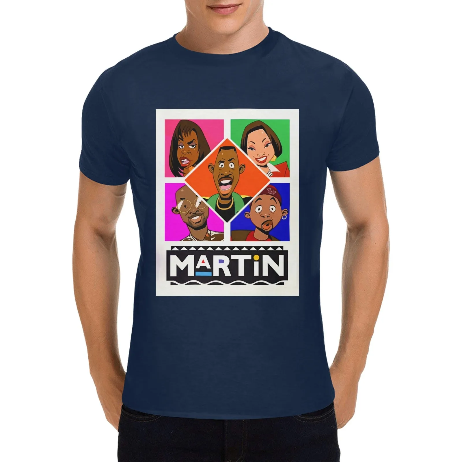 Martin The Animated Series Men's T-shirt 100% Cotton