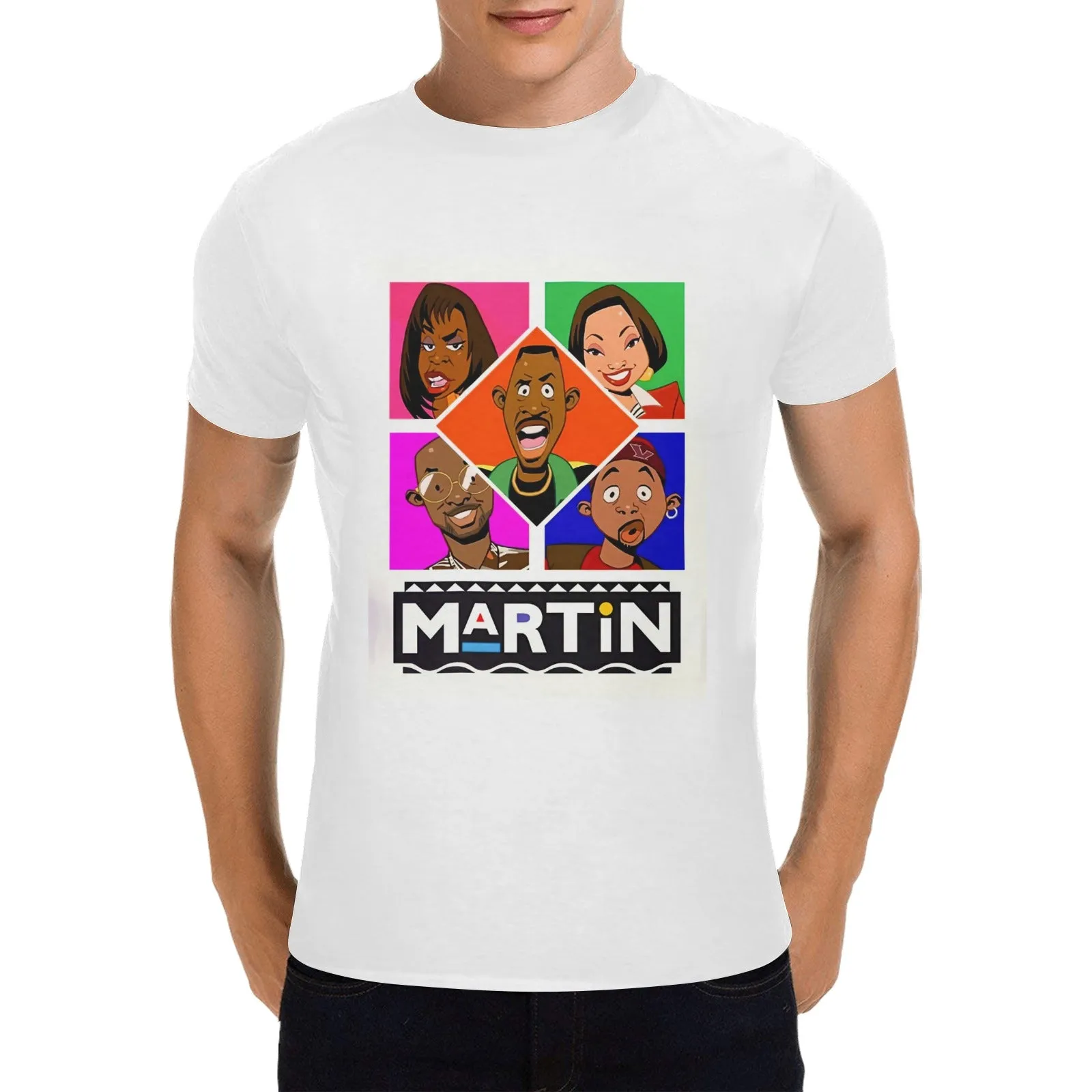Martin The Animated Series Men's T-shirt 100% Cotton