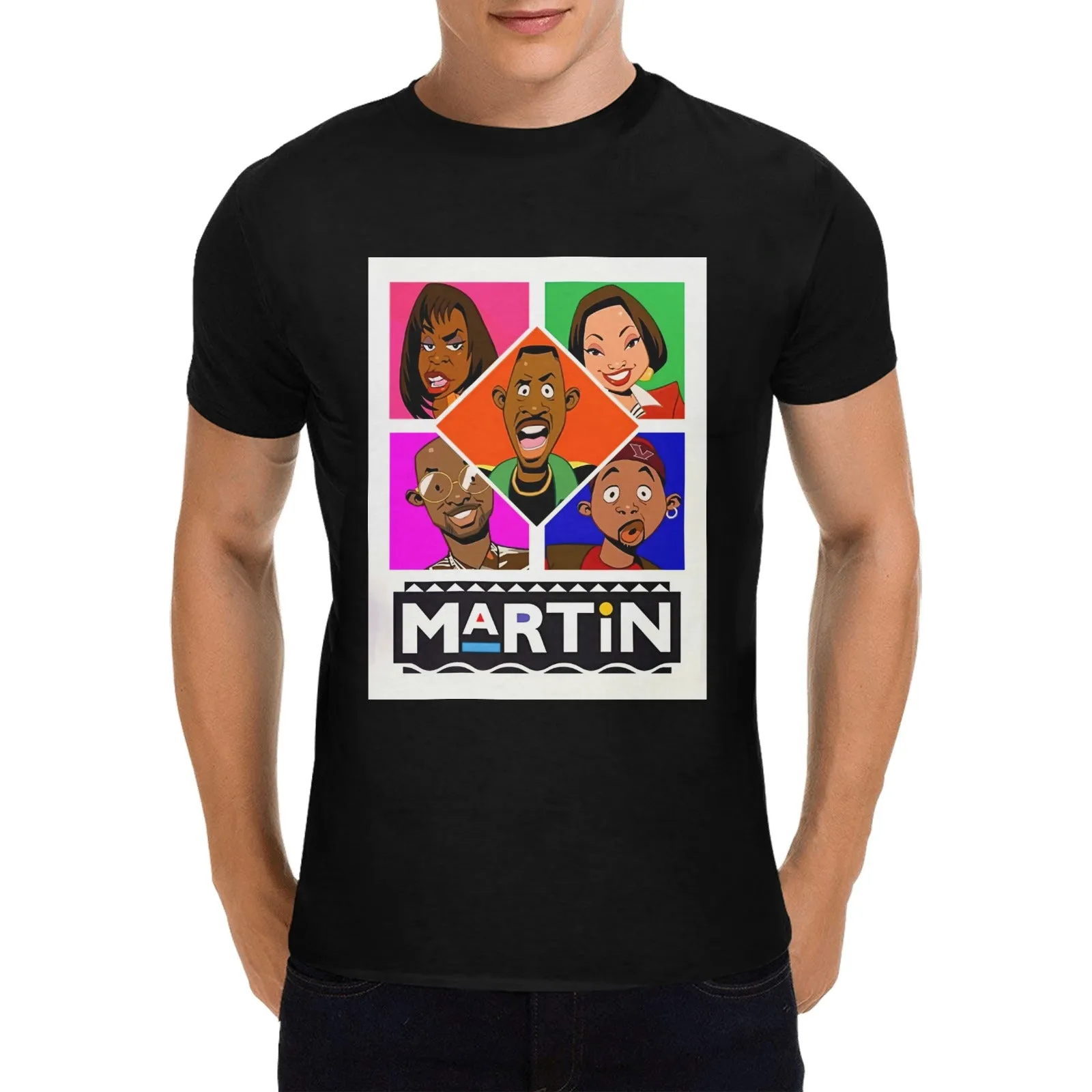 Martin The Animated Series Men's T-shirt 100% Cotton