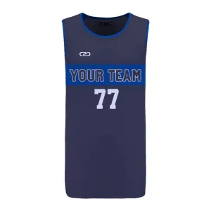 MAVERICKS Icon SlimFit HP Split Basketball Singlet Design Your Own Custom