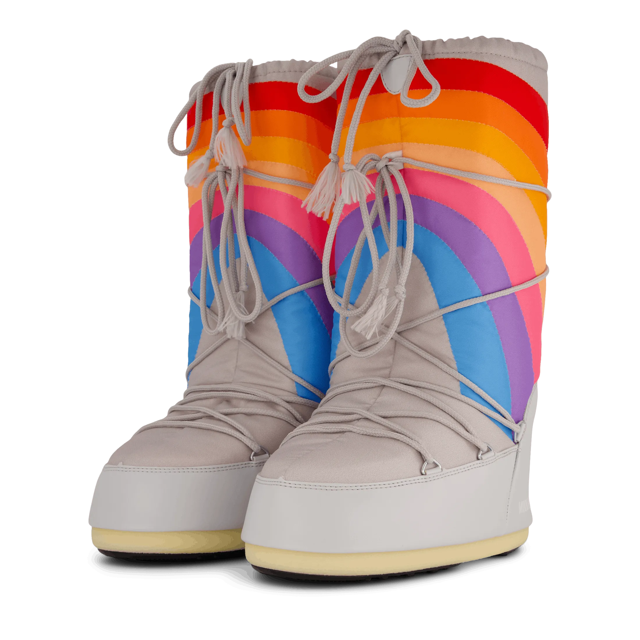 Mb Moon Boot Icon Rainbow Glacier-blue-red