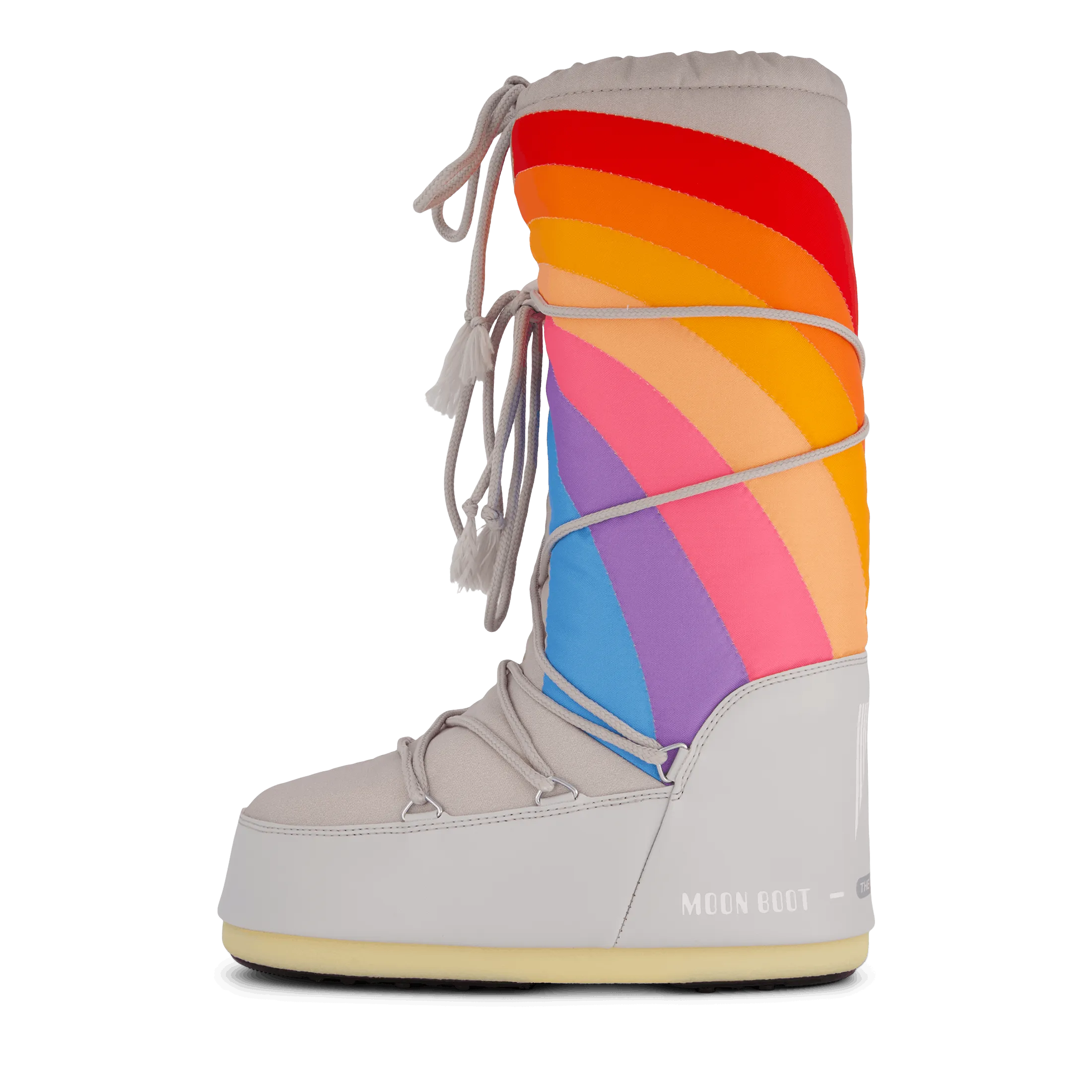 Mb Moon Boot Icon Rainbow Glacier-blue-red