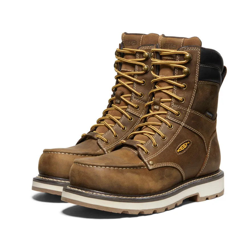 Men's Cincinnati 8" Waterproof 90° Heel Boot (Carbon-Fiber Toe)