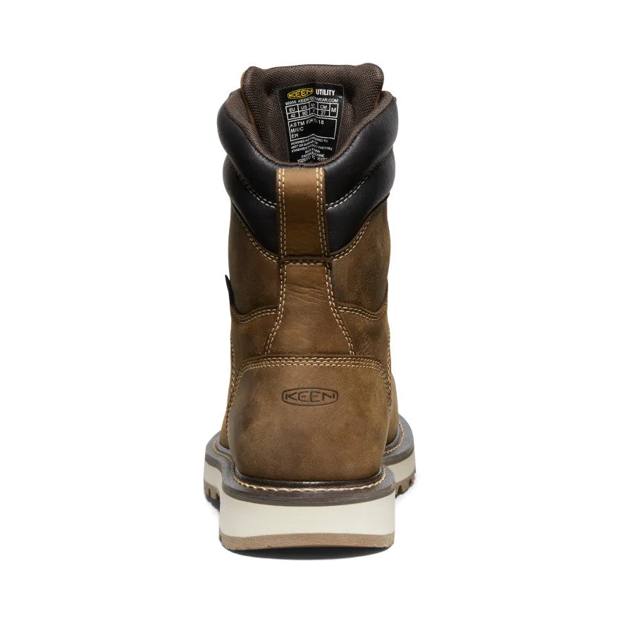 Men's Cincinnati 8" Waterproof 90° Heel Boot (Carbon-Fiber Toe)