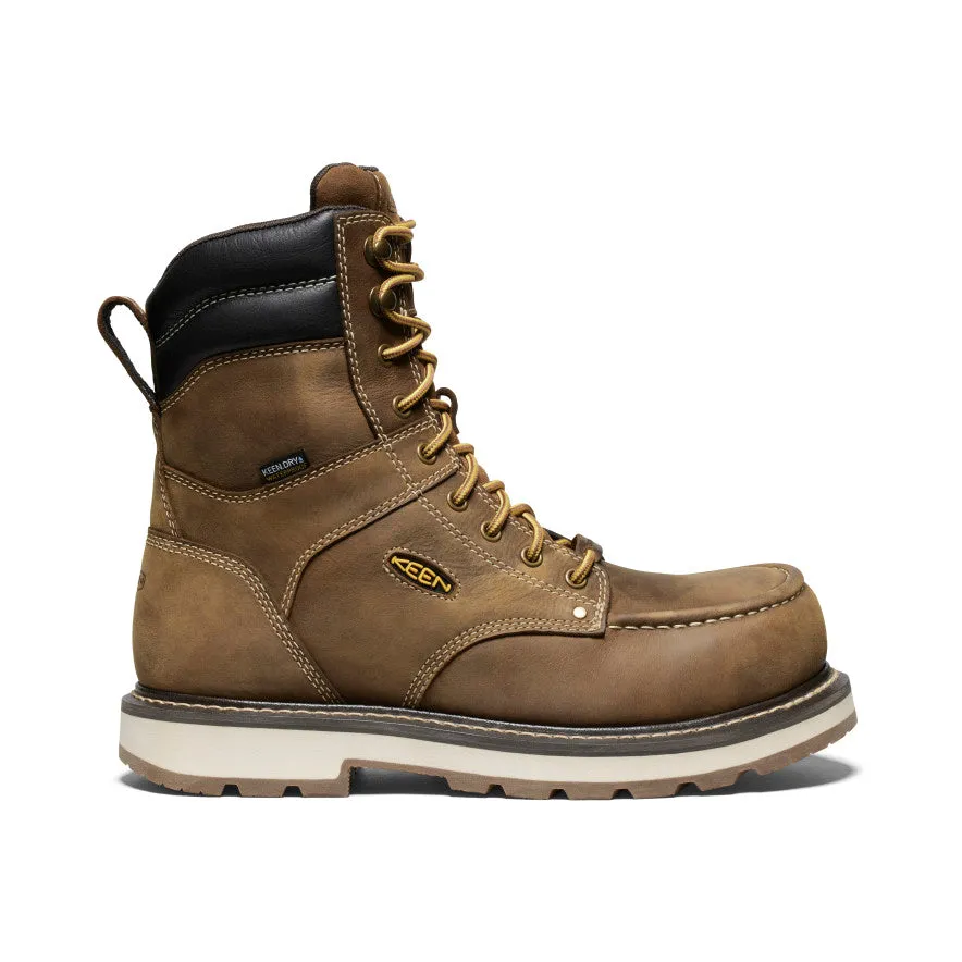 Men's Cincinnati 8" Waterproof 90° Heel Boot (Carbon-Fiber Toe)