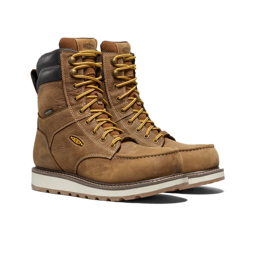 Men's Cincinnati 8" Waterproof Boot (Carbon-Fiber Toe) (Wide)