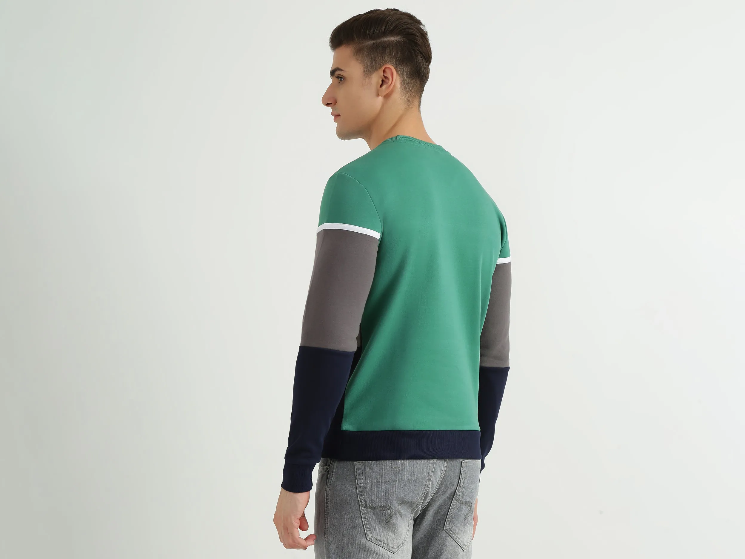 Mens Colourblocked Sweatshirt