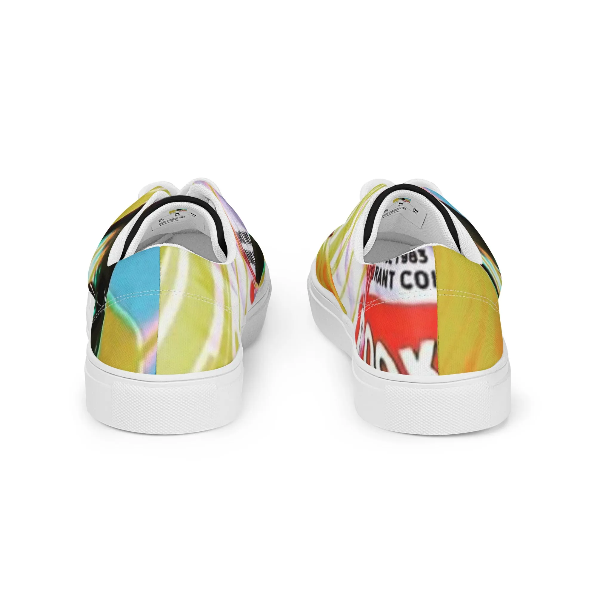 Men’s lace-up canvas shoes