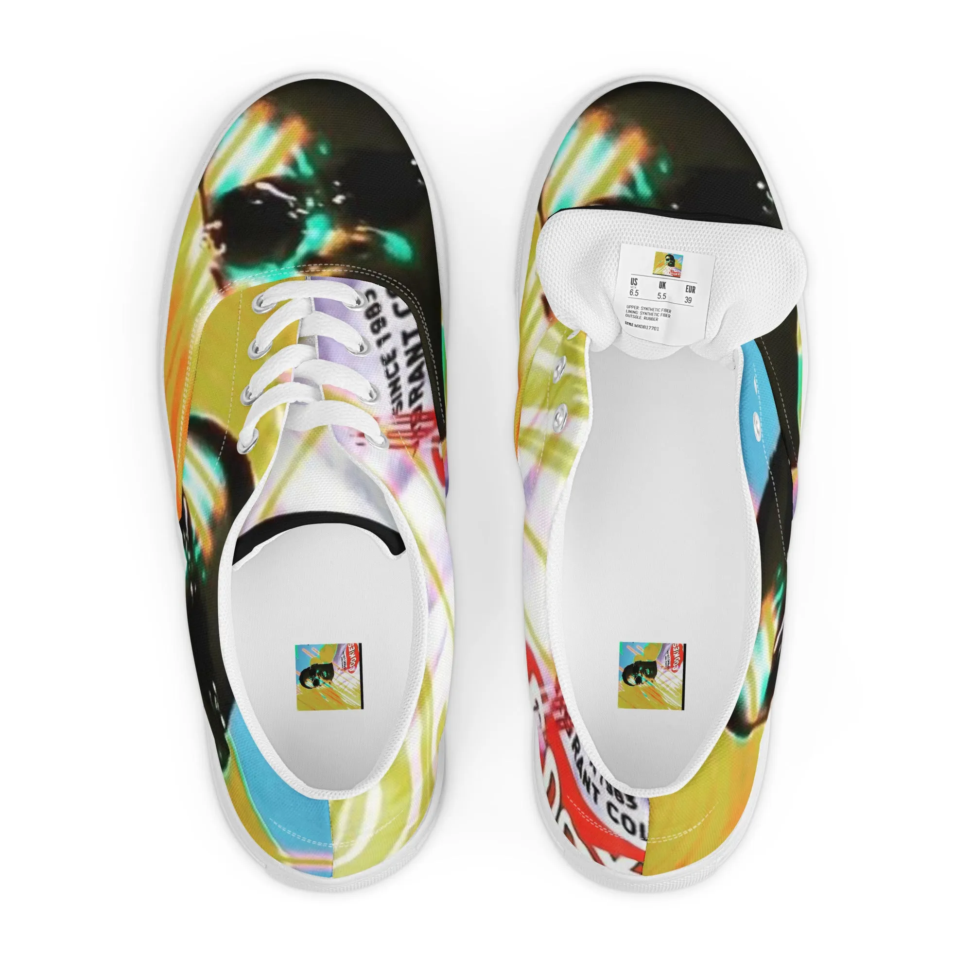 Men’s lace-up canvas shoes