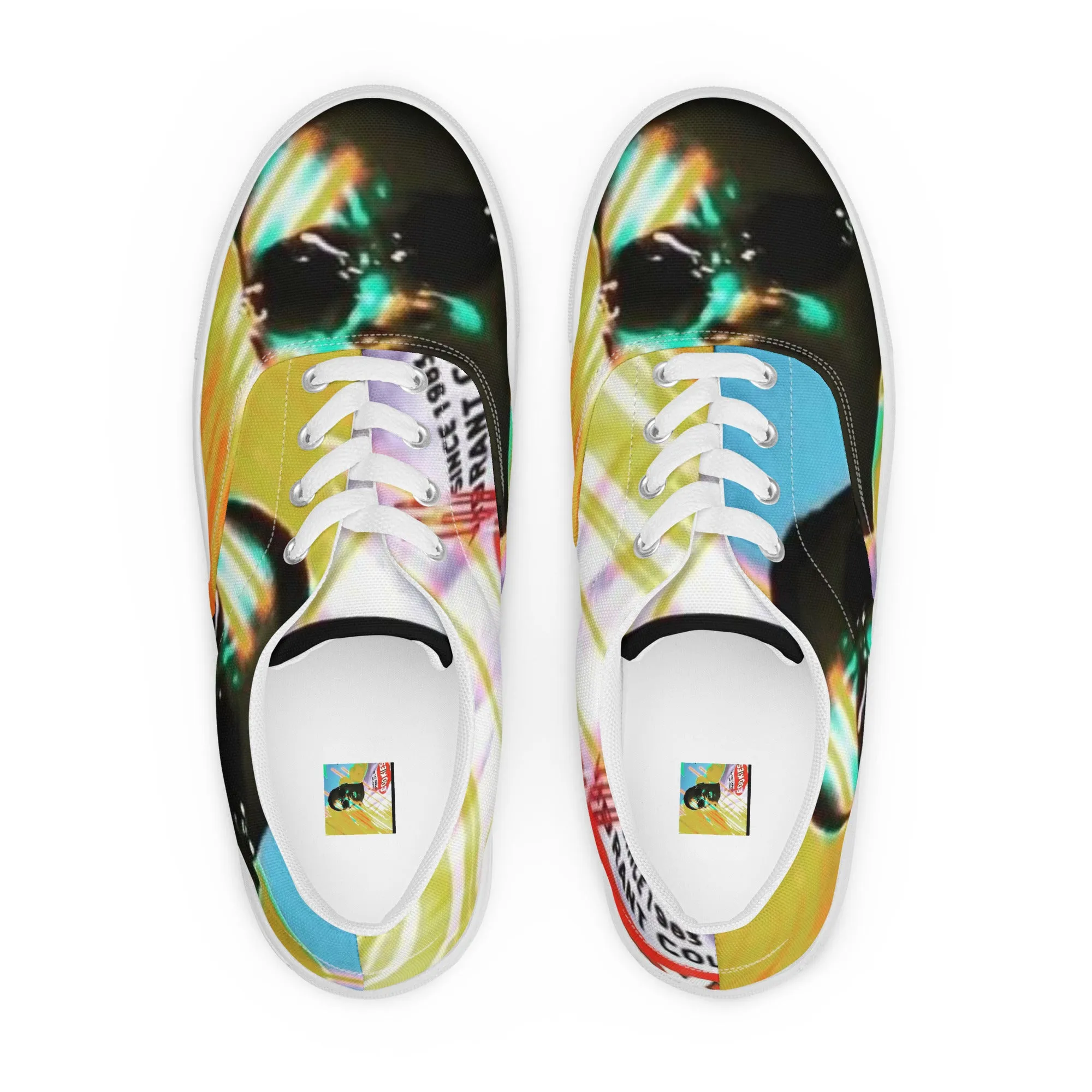 Men’s lace-up canvas shoes