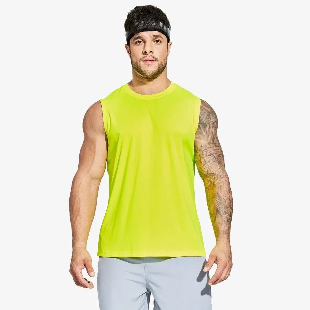 Men's Lightweight UPF 50  Sun Shirts Quick Dry Tank Tops