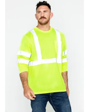 Men's Reflective Long Sleeve Work Tee