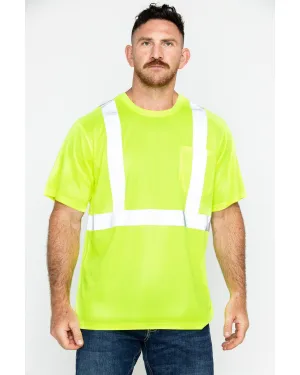 Men's Reflective Short Sleeve Work T-Shirt