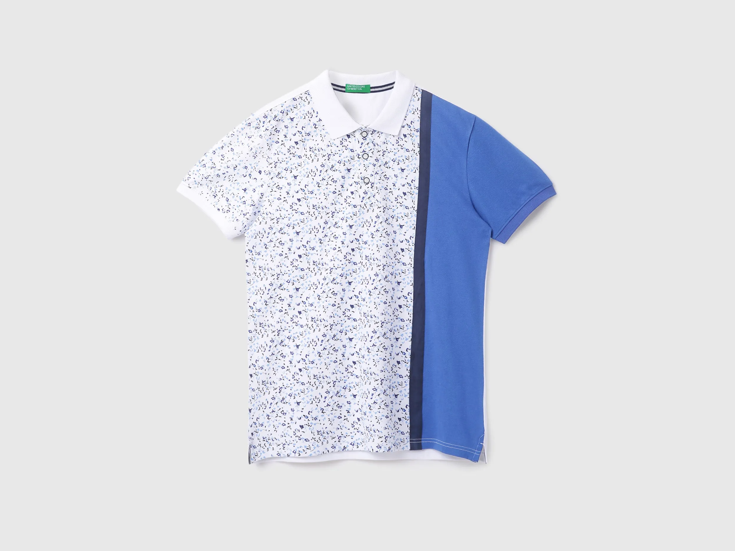 Mens Short Sleeve Printed Polo T-Shirt