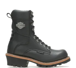 Men's Tyson Leather Riding Boots - Black