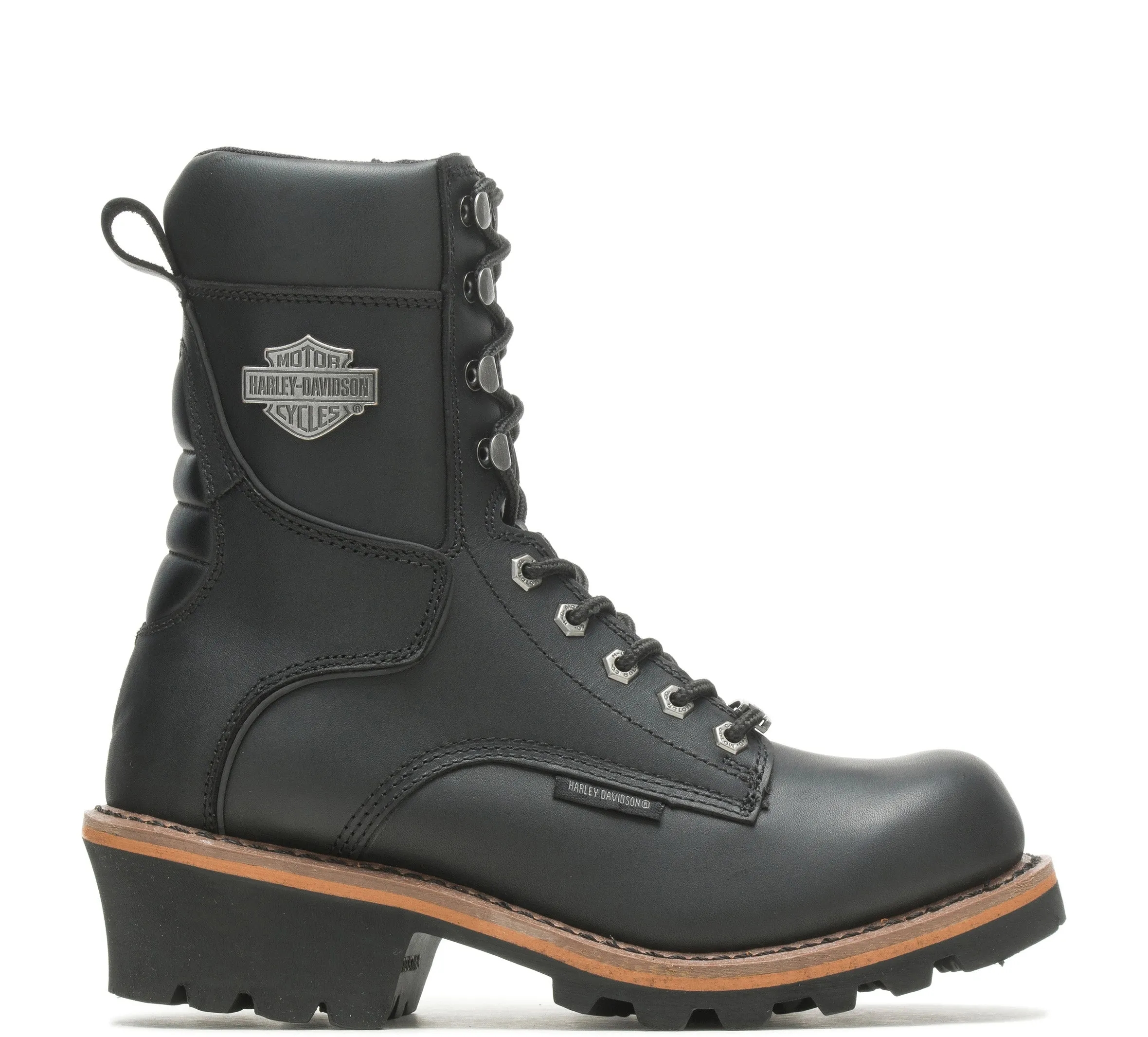 Men's Tyson Leather Riding Boots - Black