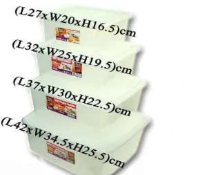 Multi-Purpose, Rectangle Container, 370x300x150mm