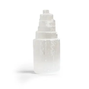 Natural Energy Cleansing Selenite Crystal Tower