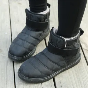 New Winter Canvas Waterproof Snow Boots