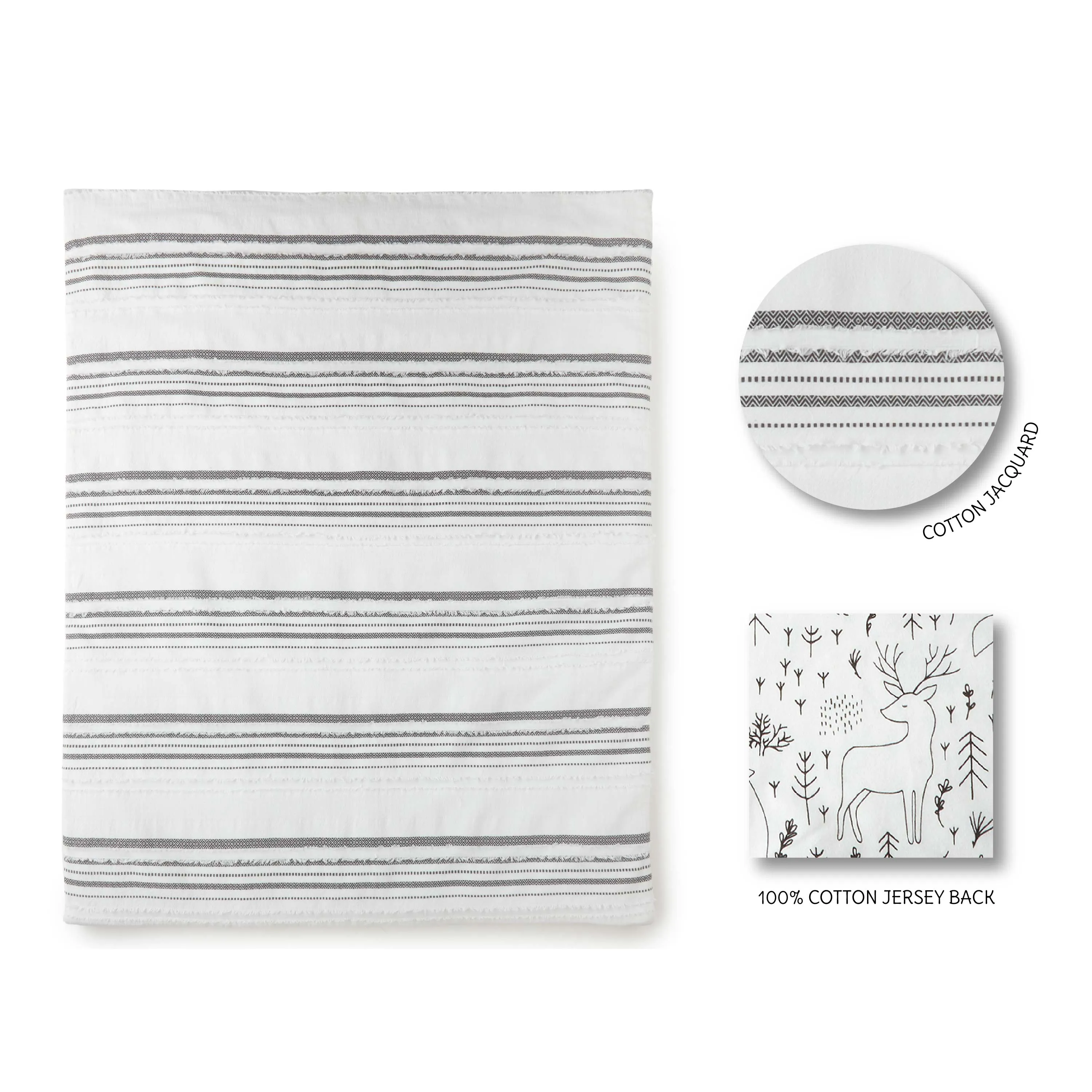 Nico 4PC Crib Bedding Set