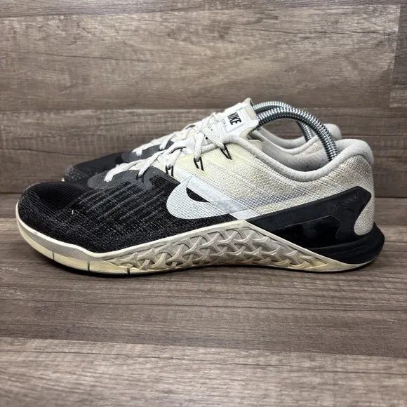 Nike Metcon 3 Gray White Mens US Size 10 EUR 44 852928-005 Sneakers