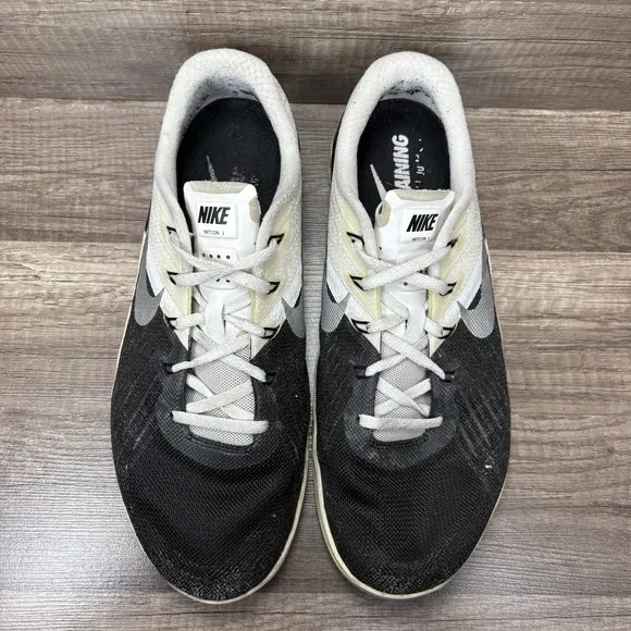 Nike Metcon 3 Gray White Mens US Size 10 EUR 44 852928-005 Sneakers