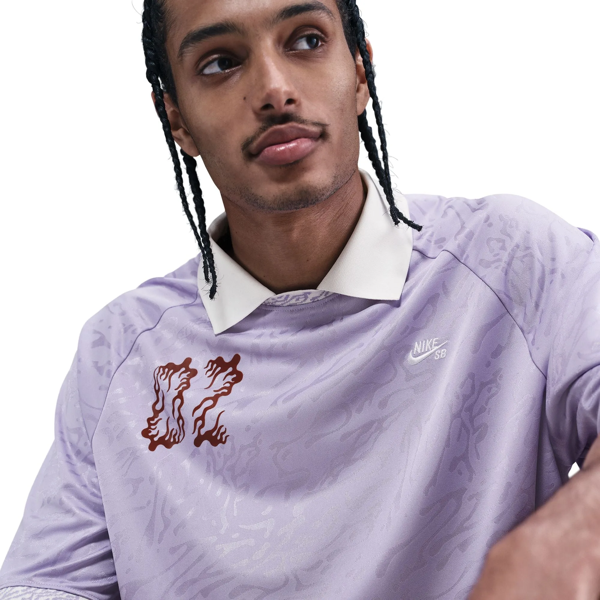 Nike SB Mens Dri-Fit Jacquard Skate Jersey