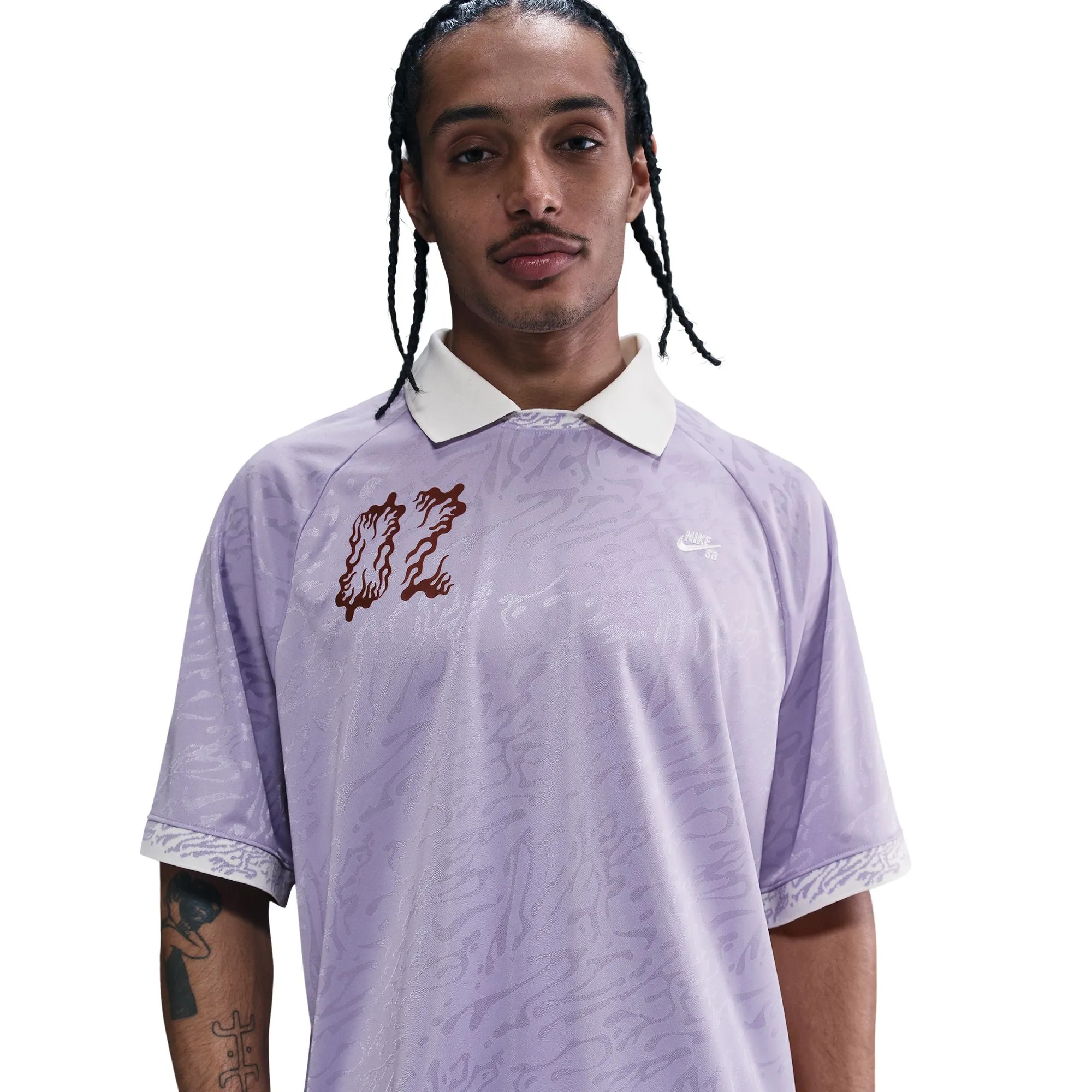 Nike SB Mens Dri-Fit Jacquard Skate Jersey