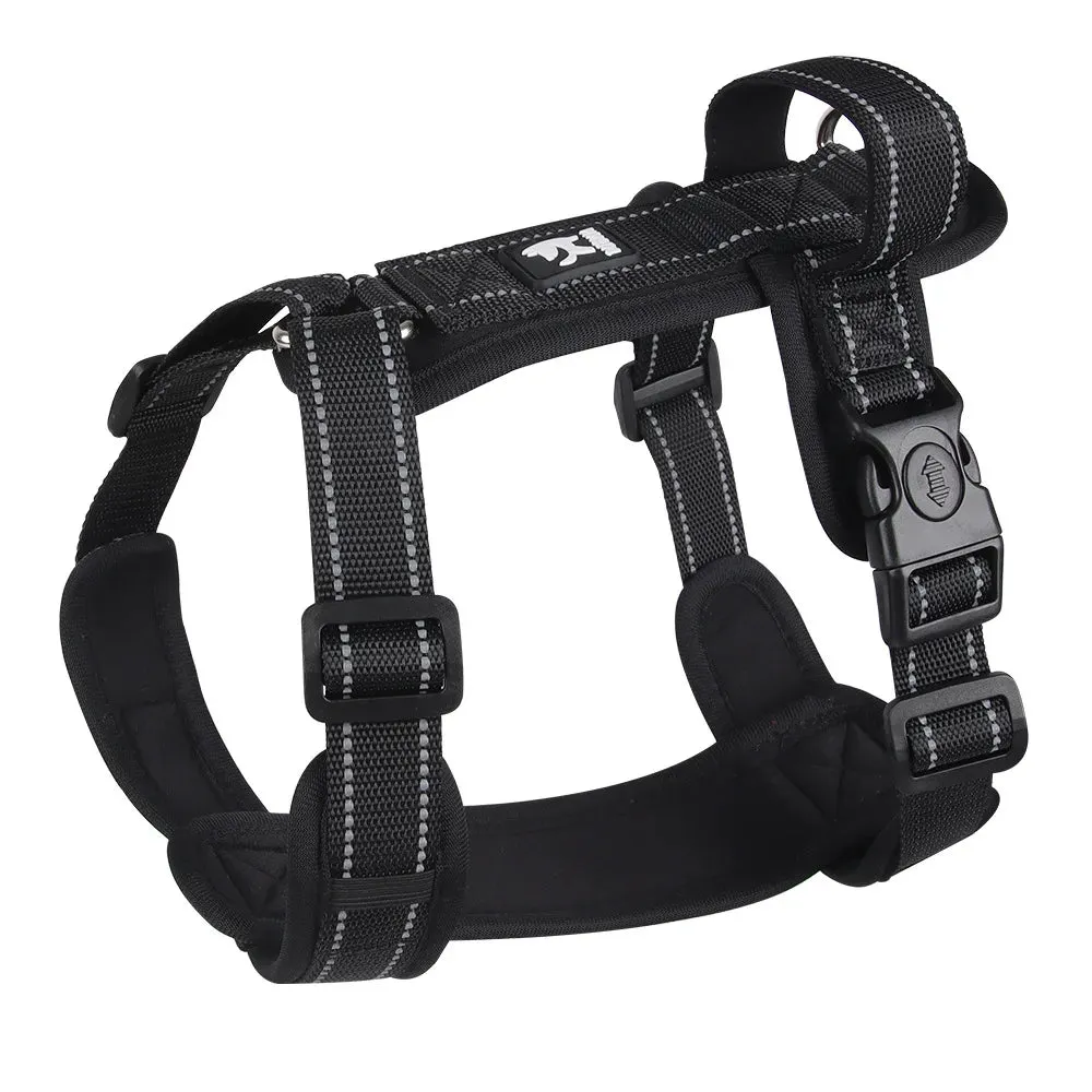 No-Pull Dog Harness, Reflective & Padded, Adjustable for Small & Medium Dogs