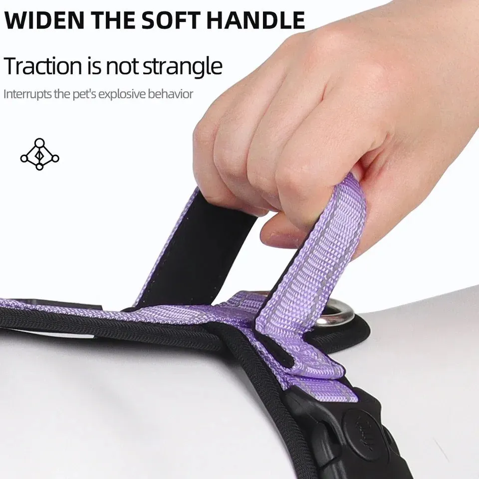 No-Pull Dog Harness, Reflective & Padded, Adjustable for Small & Medium Dogs
