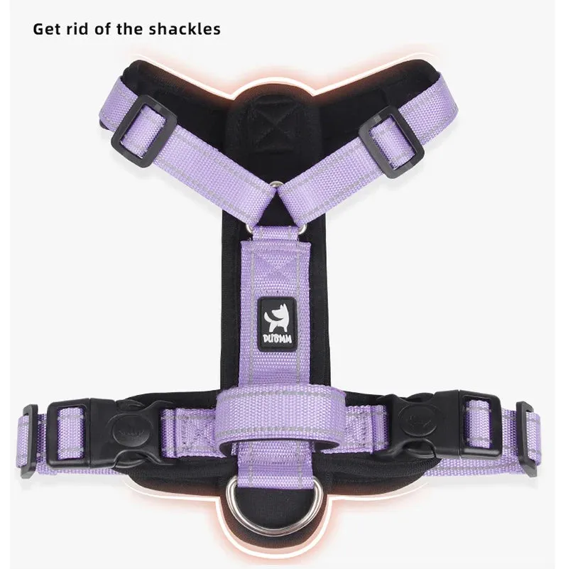 No-Pull Dog Harness, Reflective & Padded, Adjustable for Small & Medium Dogs