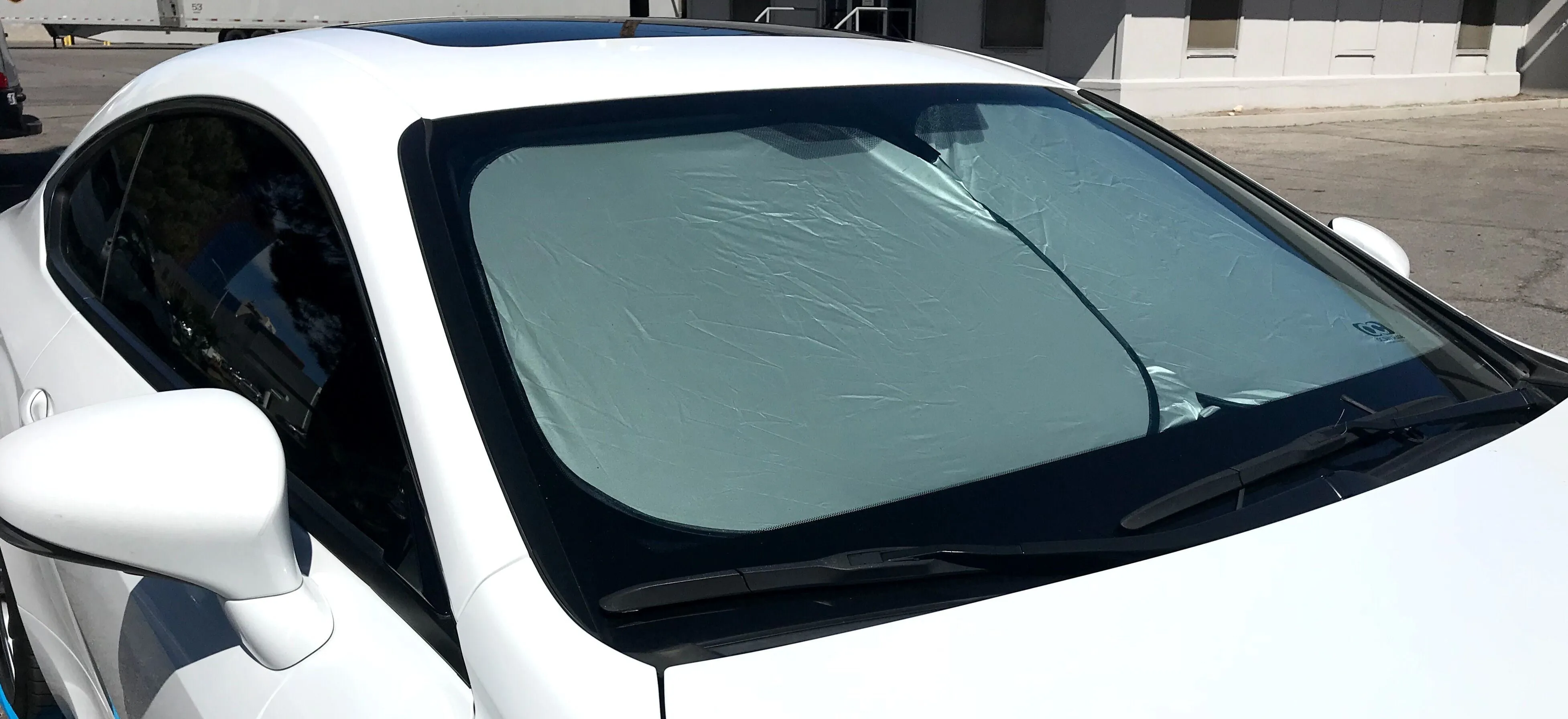 OC Sun Shade Vehicle Heat and UV Protector for 2022-2024 Porsche Taycan by MCarCovers