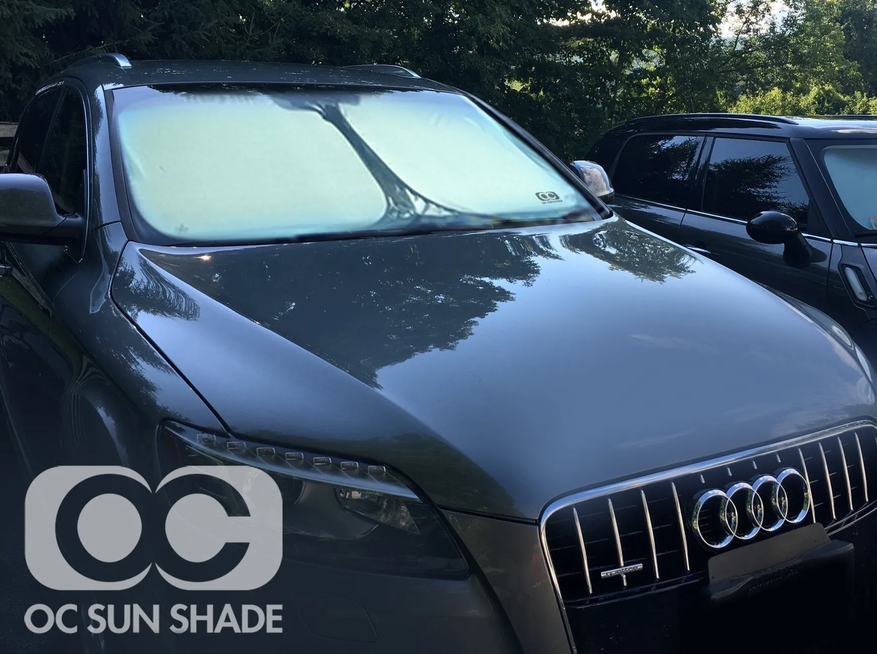 OC Sun Shade Vehicle Heat and UV Protector for 2022-2024 Porsche Taycan by MCarCovers