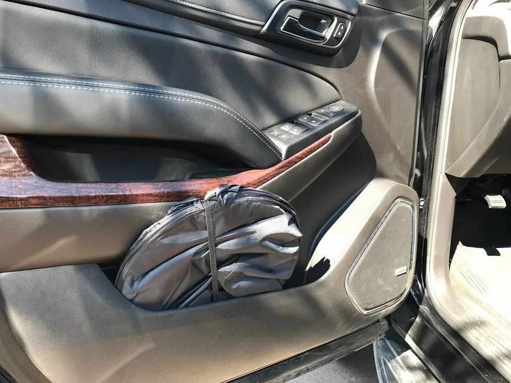 OC Sun Shade Vehicle Heat and UV Protector for 2022-2024 Porsche Taycan by MCarCovers
