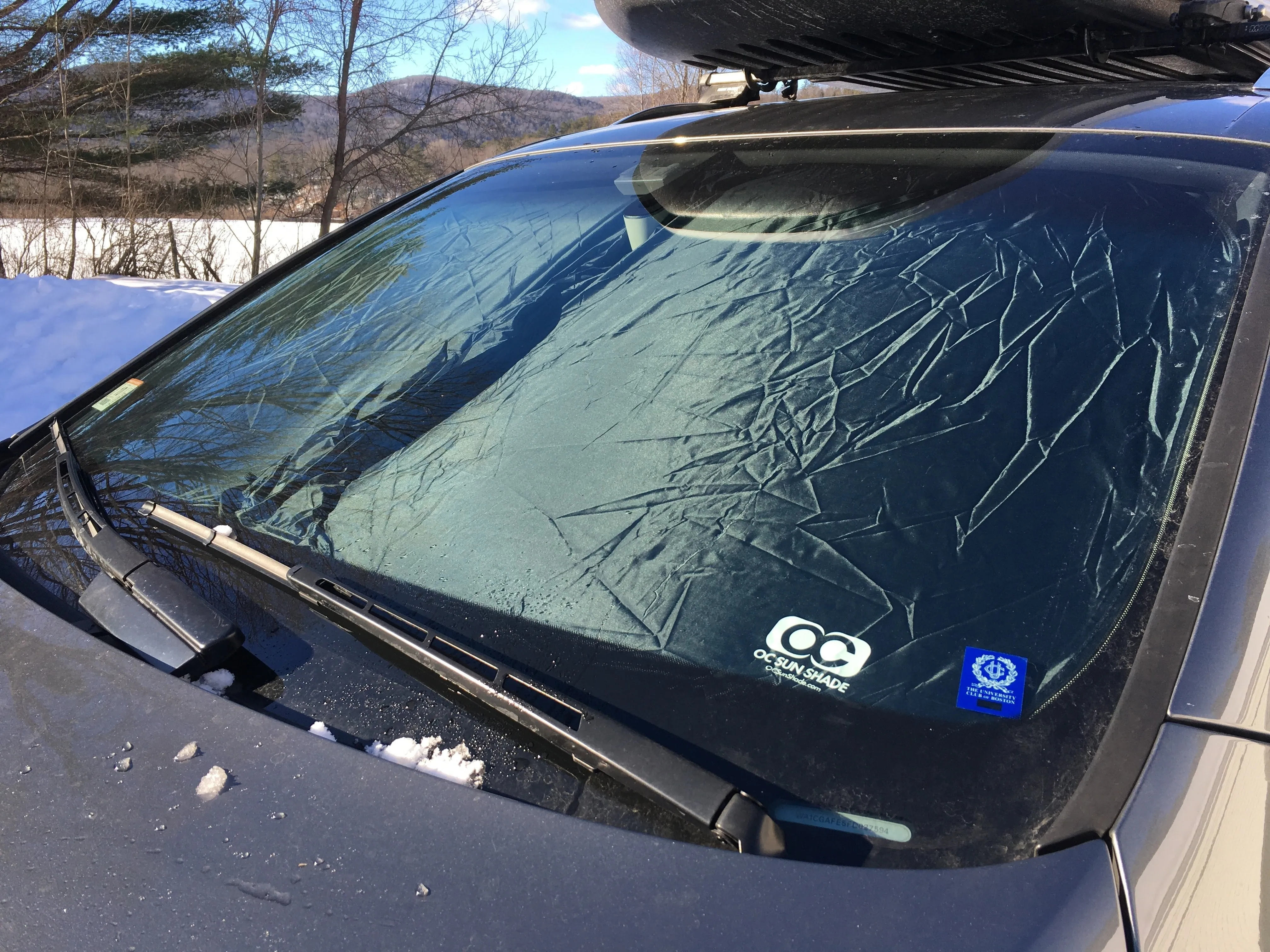 OC Sun Shade Vehicle Heat and UV Protector for 2022-2024 Porsche Taycan by MCarCovers