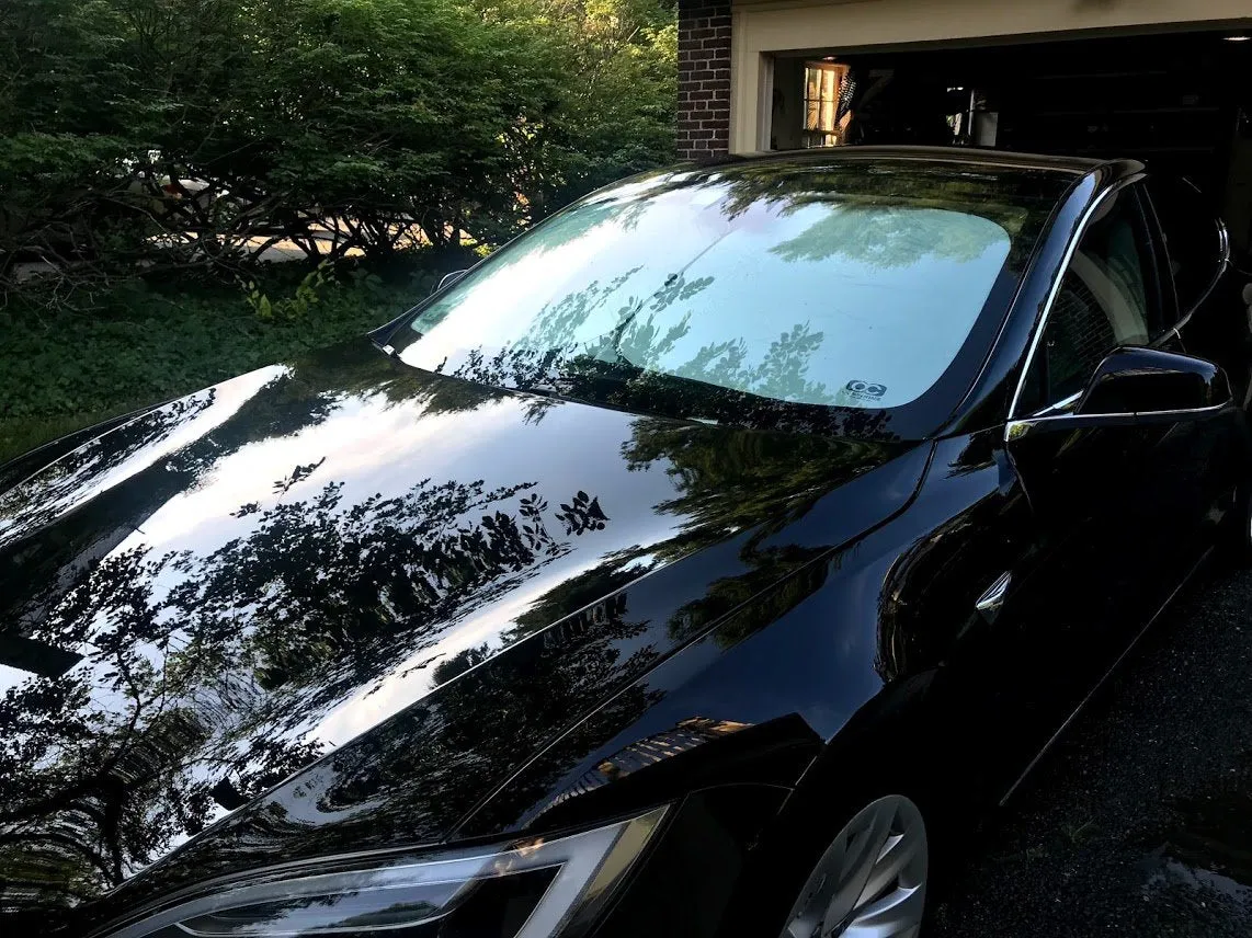 OC Sun Shade Vehicle Heat and UV Protector for 2022-2024 Porsche Taycan by MCarCovers