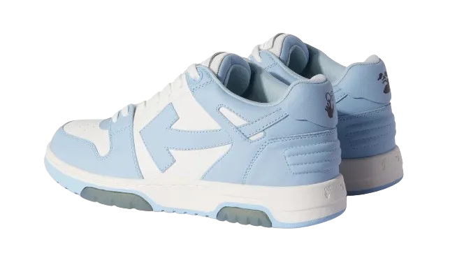 OFF-WHITE Out Of Office Calf Leather White Baby Blue