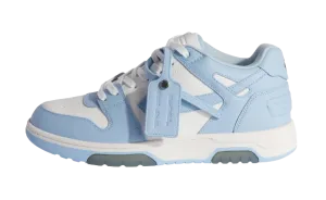 OFF-WHITE Out Of Office Calf Leather White Baby Blue