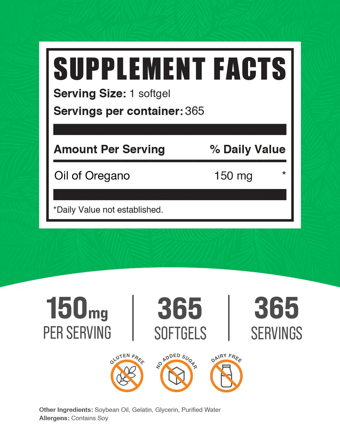 Oil of Oregano Softgels