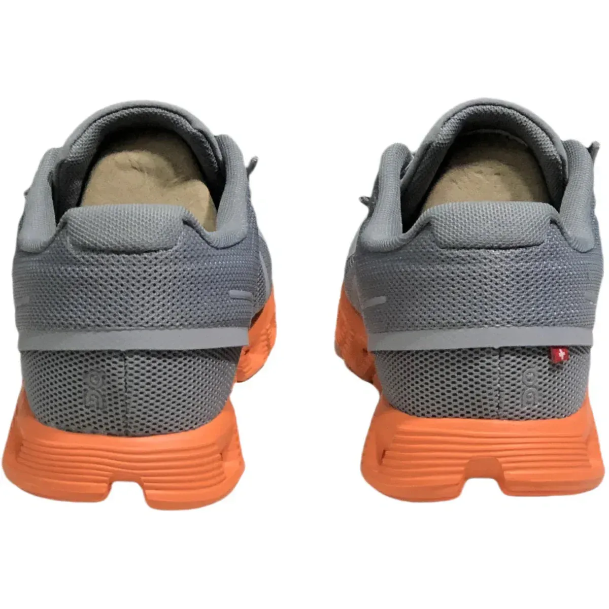 On Cloud 5  Men's Gray Orange/zinc gray burnt orange