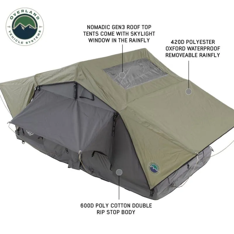 Overland Vehicle Systems Nomadic Soft Shell Rooftop Tent