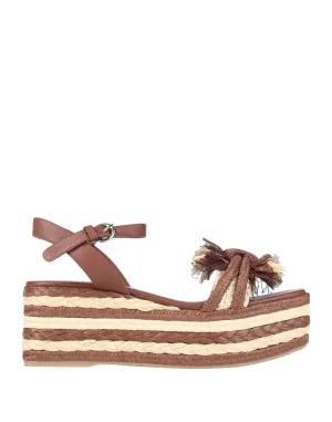PABLO GILABERT Leather Espadrilles (17171312IN) Woman